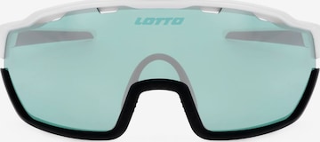 Occhiali da sole sportivi 'X-PLAY T PADEL' di LOTTO in bianco: frontale