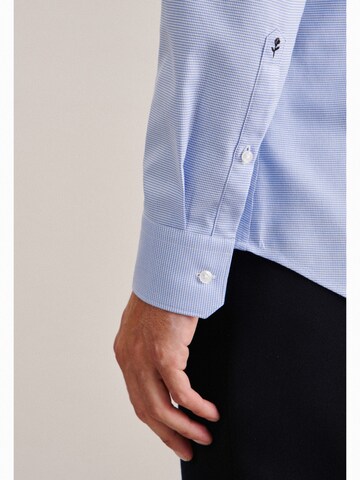 SEIDENSTICKER Slim fit Business Shirt 'Smart Classics' in Blue