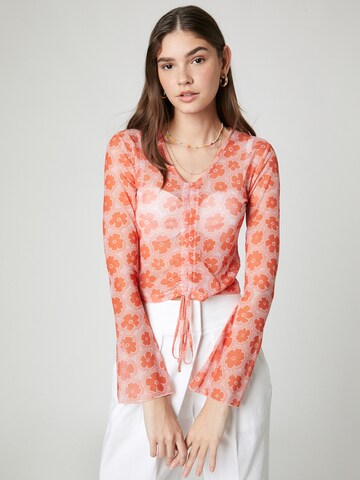 florence by mills exclusive for ABOUT YOU Shirt 'Foggy' in Oranje: voorkant