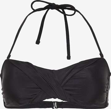 CHIEMSEE Triangle Bikini Top in Black: front