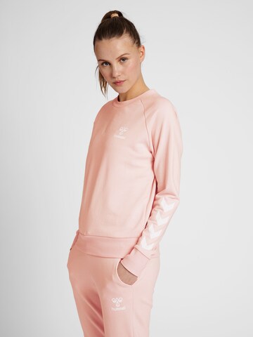 Hummel Sweatshirt 'Noni 2.0' in Roze: voorkant