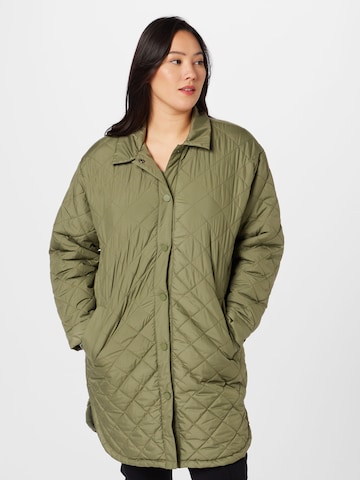 ONLY Carmakoma Демисезонное пальто 'New Tanzia' в Зеленый: спереди