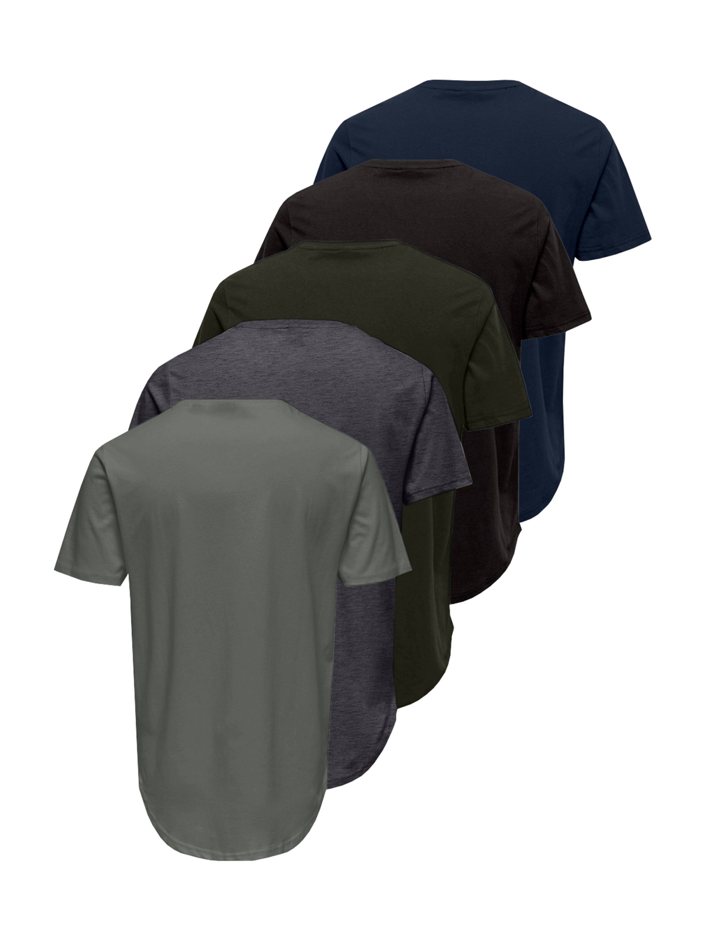 Only & Sons Тениска 'ONSMATT LONGY' в синьо