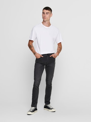 Only & Sons Regularny krój Koszulka 'Matt' w kolorze biały