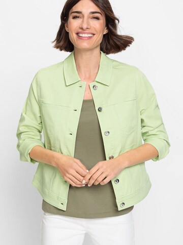 Olsen Between-Season Jacket in Green: front