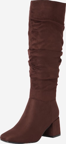 Dorothy Perkins Boots 'Kaya' in Brown: front