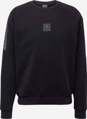 Champion Authentic Athletic Apparel Αθλητική μπλούζα φούτερ σε μαύρο: μπροστά