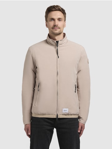 khujo Jacke 'Oke' in Beige: Vorderseite