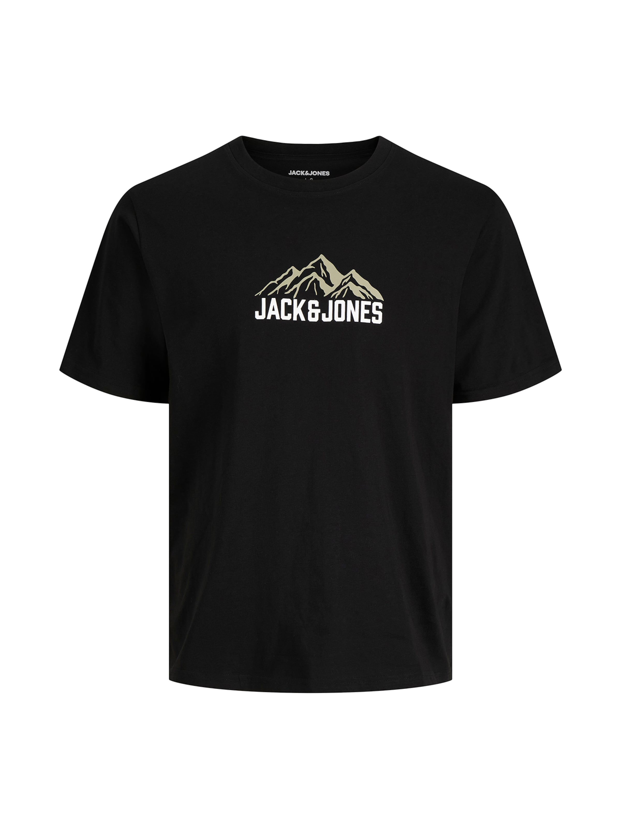 Jack & Jones Plus Bluser & t-shirts 'JJROCHE' i sort: forside