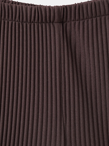 MANGO Loosefit Hose 'GEMMA' in Braun