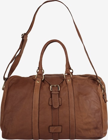 forty° Reisetasche in Braun: Vorderseite
