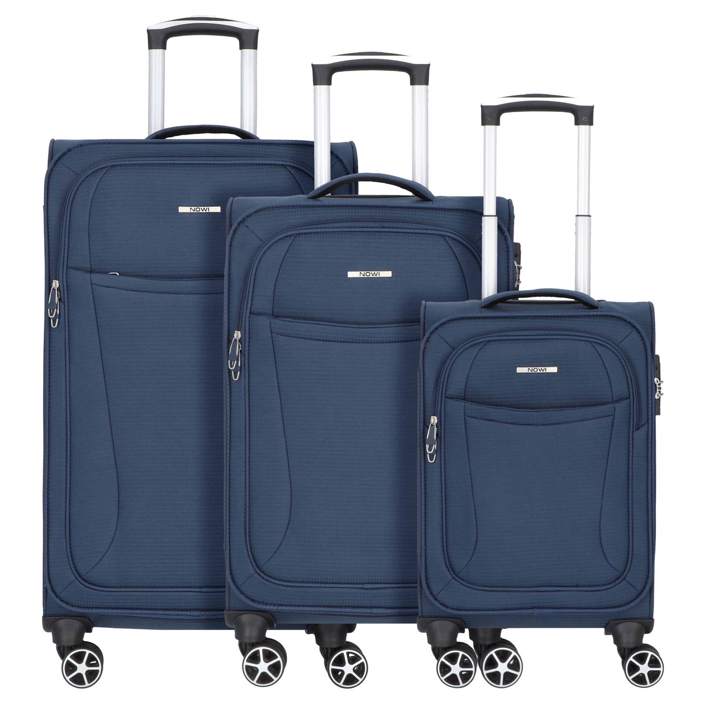 Nowi Suitcase set 'Edinburgh' in Blue: front