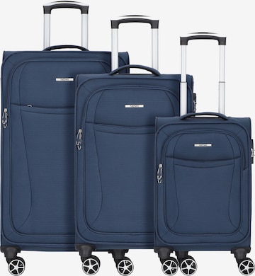 Nowi Suitcase Set 'Edinburgh' in Blue: front