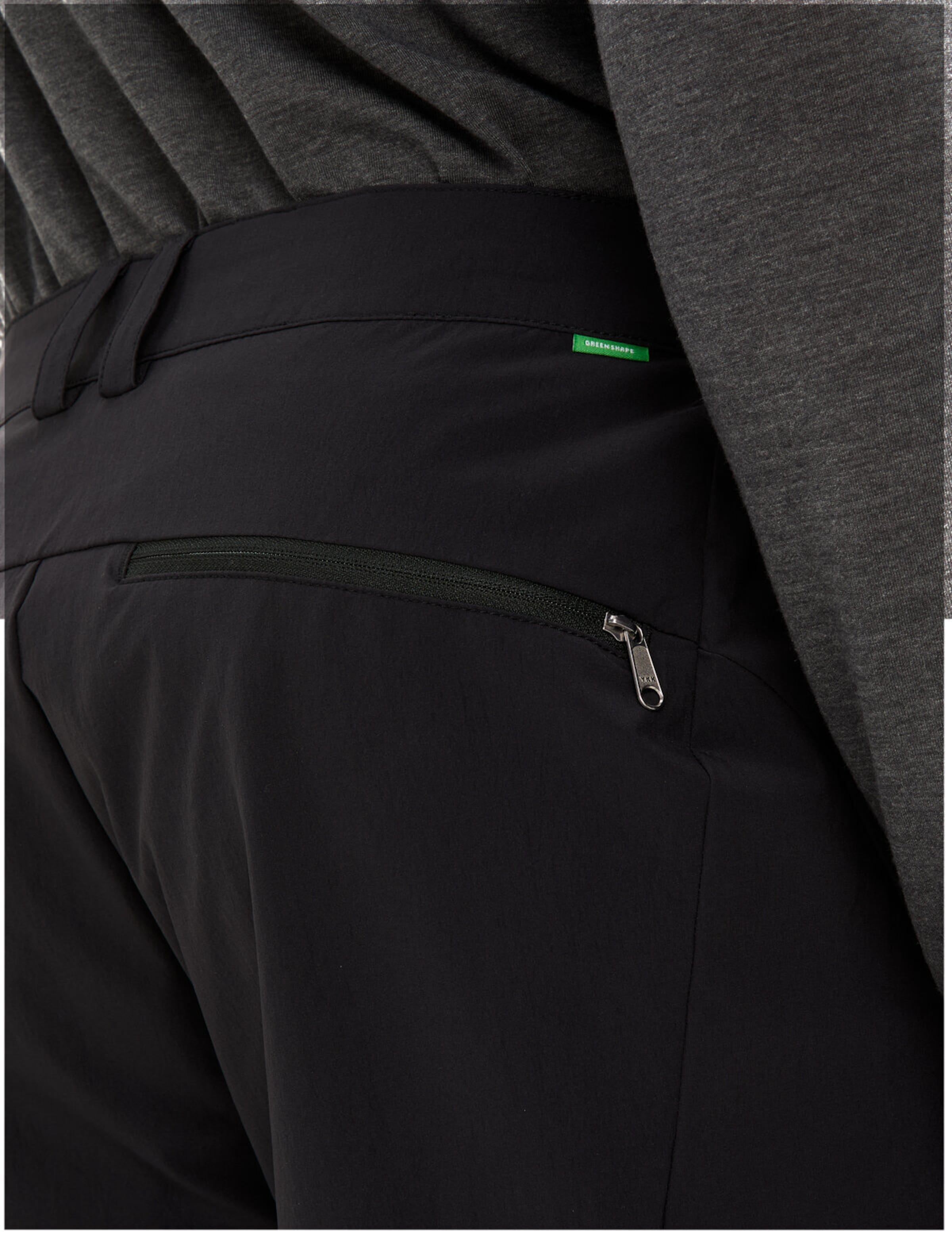 VAUDE Regular Outdoor trousers 'Farley III' in Black