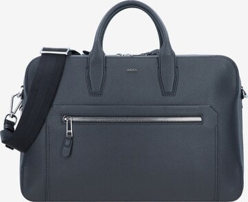 Porte-documents BOSS Black en gris : devant