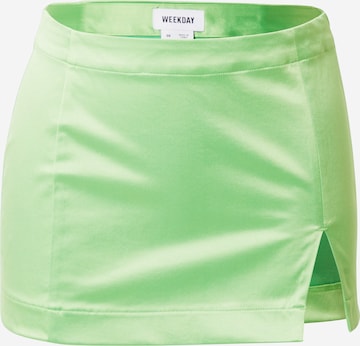 WEEKDAY Skirt 'Moa' in Green: front