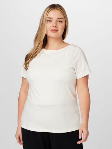 Vero Moda Curve T-Shirt 'VANDA' in Weiß: predná strana