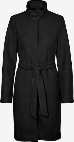 VERO MODA Between-Seasons Coat in Black: front