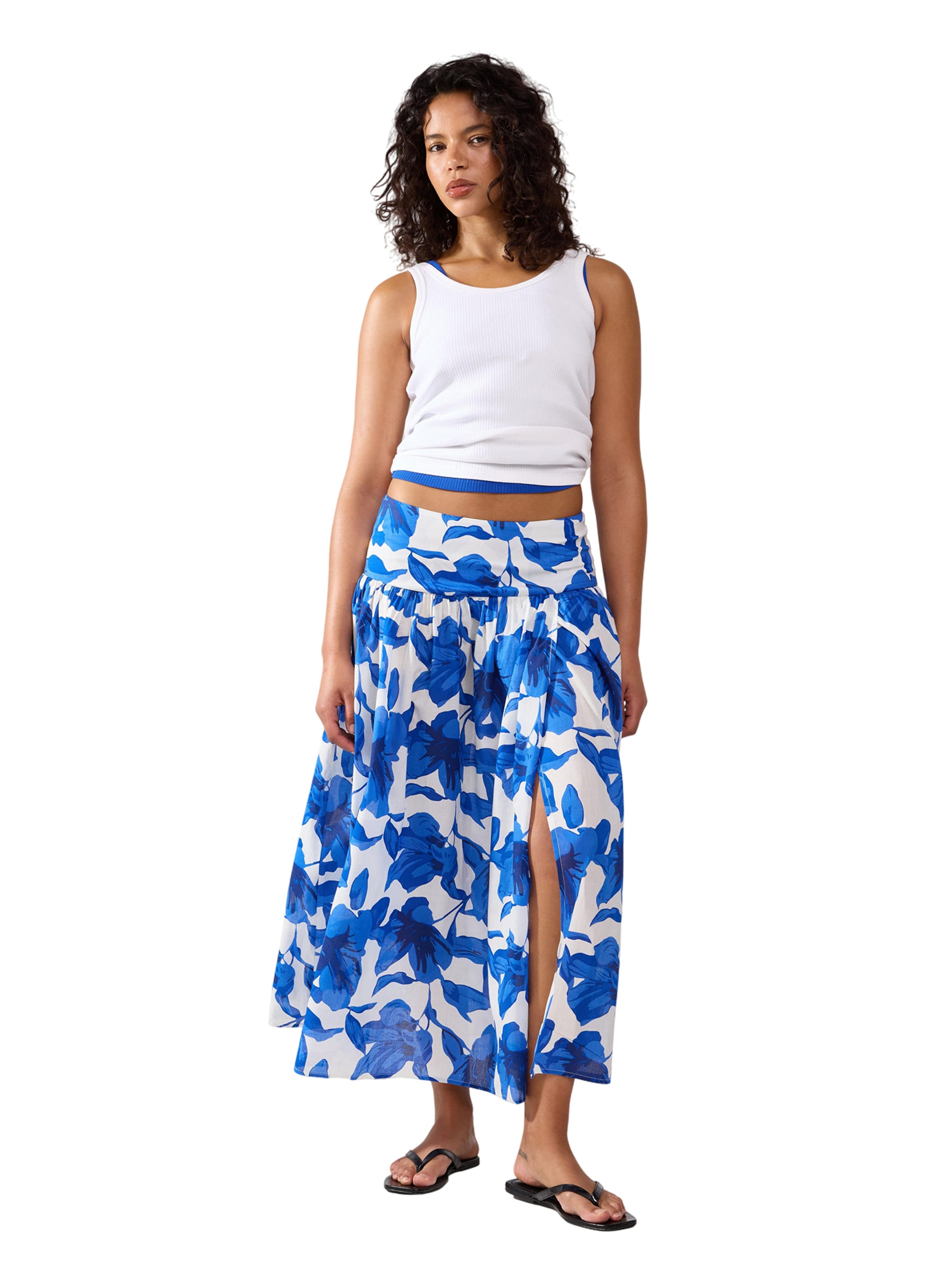 Lindex Rock 'Balie' in Blau: Vorderseite