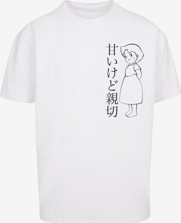 F4NT4STIC Shirt 'Heroes of Childhood Heidi Hello Heidi' in Wit: voorkant
