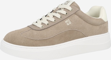 HUGO - Zapatillas deportivas bajas 'Lyzz' en marrón: frente