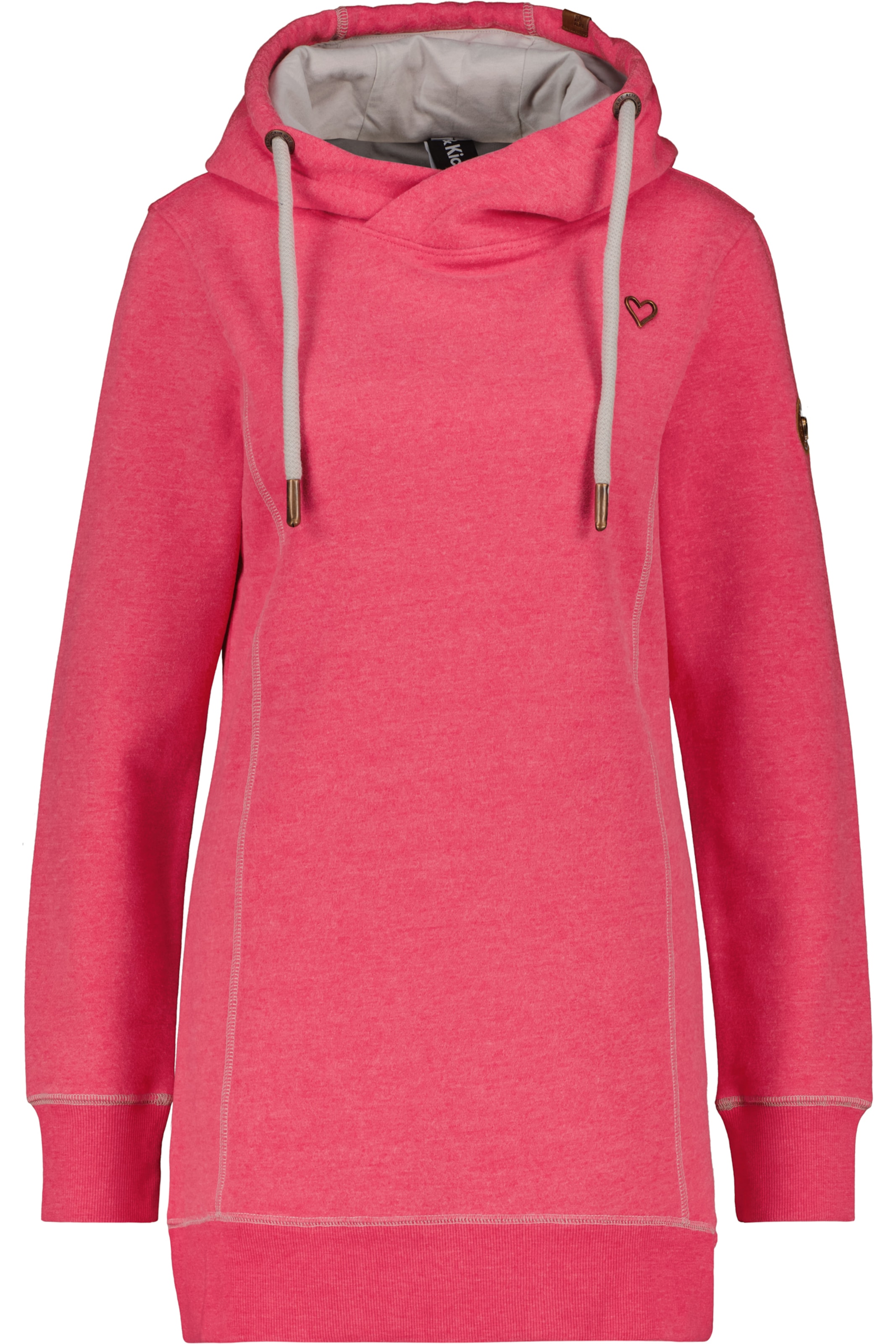 alife & kickin Sweatshirt 'AlvaAK A' in Rood: voorkant