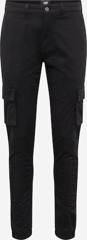 Denim Project - Tapered Pantalón cargo en negro: frente