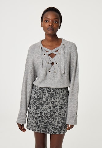 Pull-over Fabienne Chapot en gris : devant