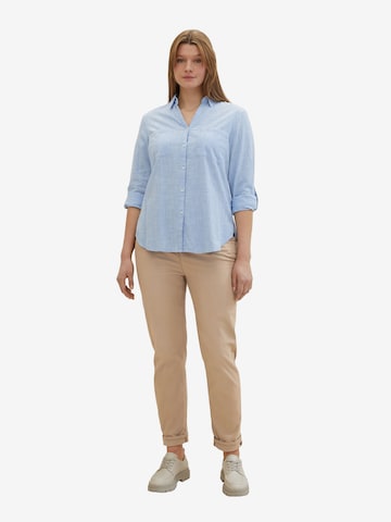 Tom Tailor Women + Blouse in Blauw