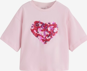 Next Shirt in Roze: voorkant