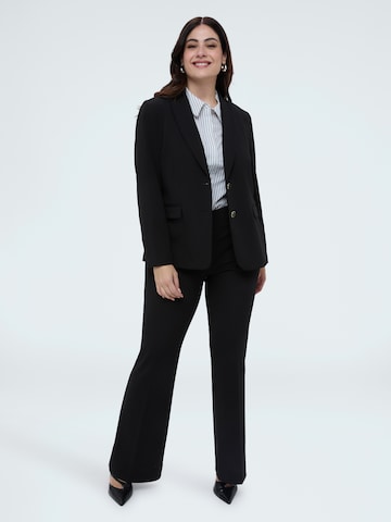 Fiorella Rubino Flared Broek in Zwart