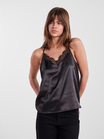 PIECES Blouse 'SKYE' in Zwart: voorkant