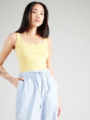 Lauren Ralph Lauren - Top 'KELLY' em amarelo