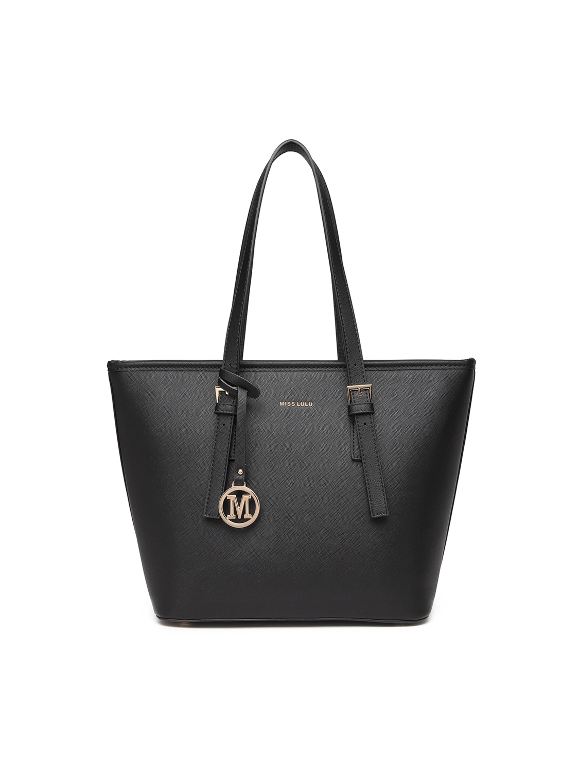 Miss Lulu Schultertasche‌‌‌‌‌‌‌‌ in Schwarz: Vorderseite