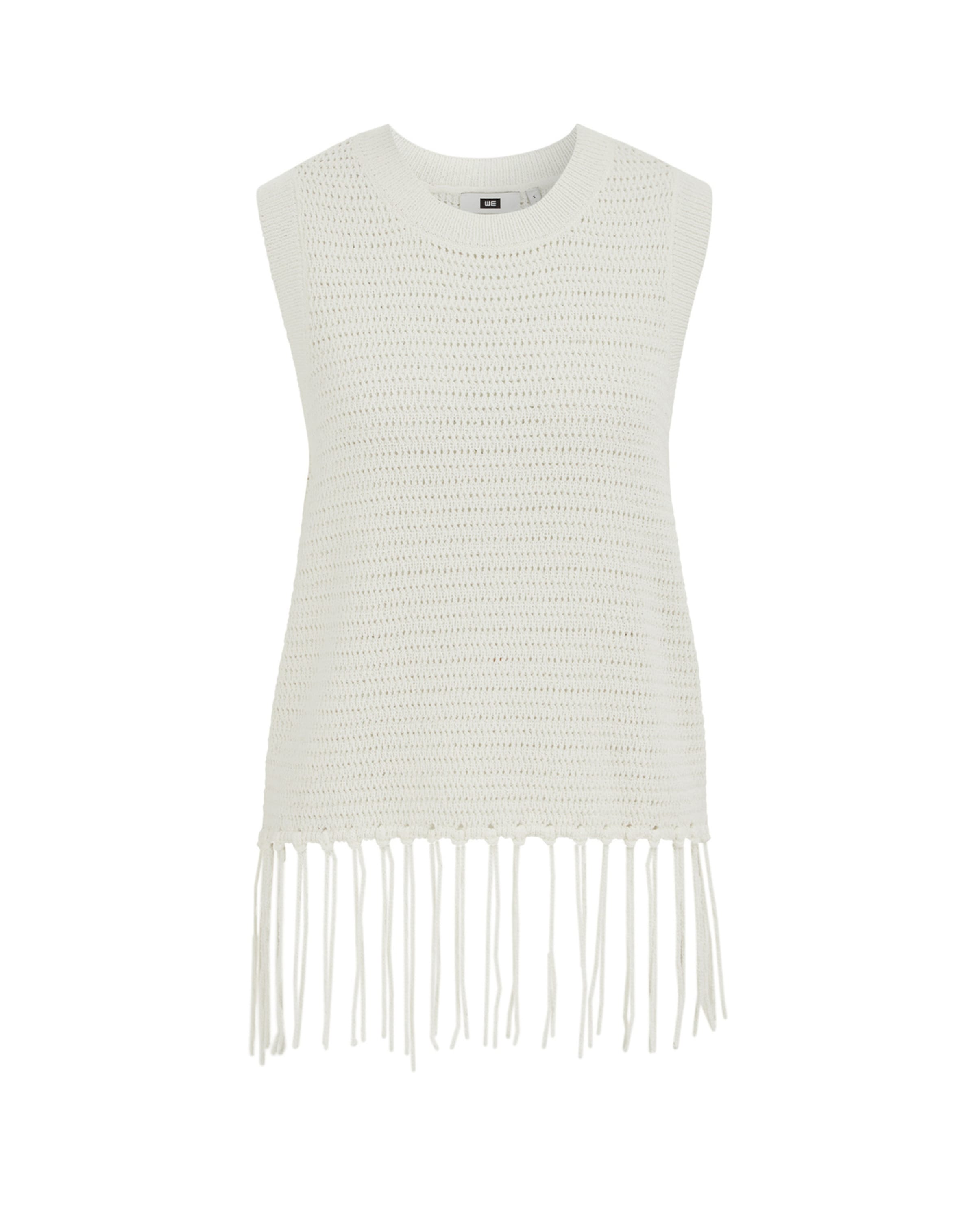 Tops en tricot WE Fashion en beige : devant
