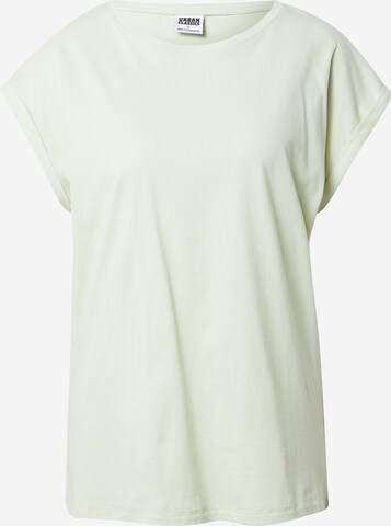 T-shirt Urban Classics en vert : devant