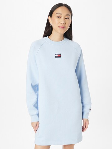 Rochie de la Tommy Jeans pe albastru: față