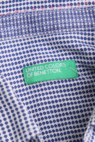 UNITED COLORS OF BENETTON Button Up Shirt in M in Blue