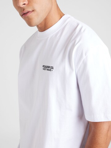 T-Shirt 'FALLON' Pegador en blanc