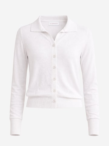 Il Lanificio Strickjacke‌‌‌‌‌ in Weiß: Vorderseite