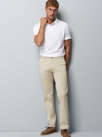 Regular Pantalon chino 'M5' MEYER en beige