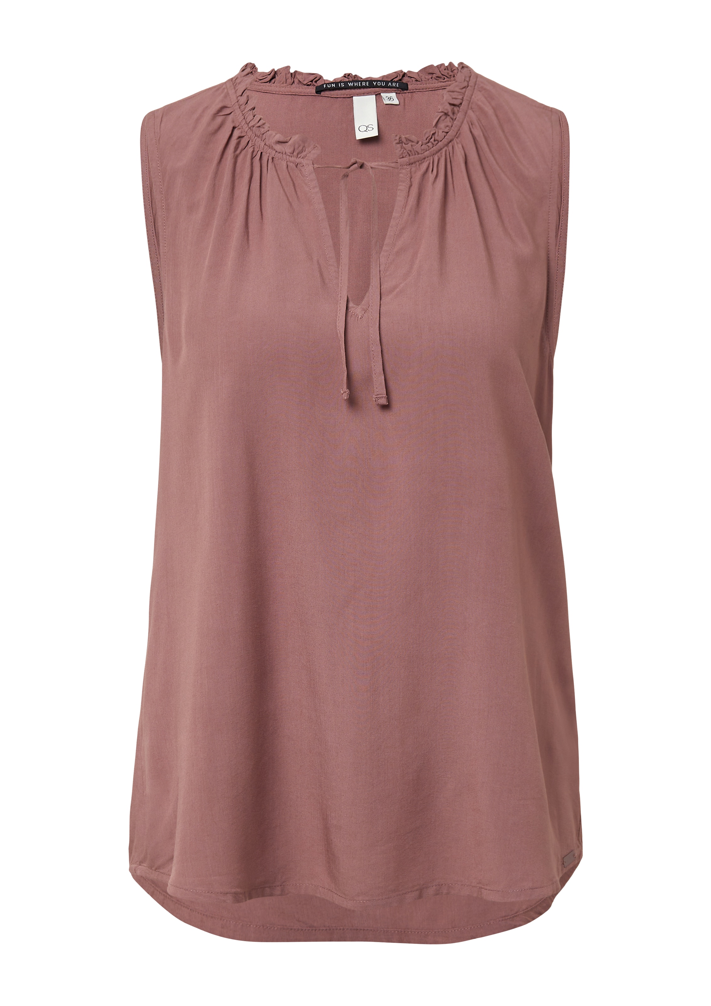 QS Bluse in Pink: Vorderseite