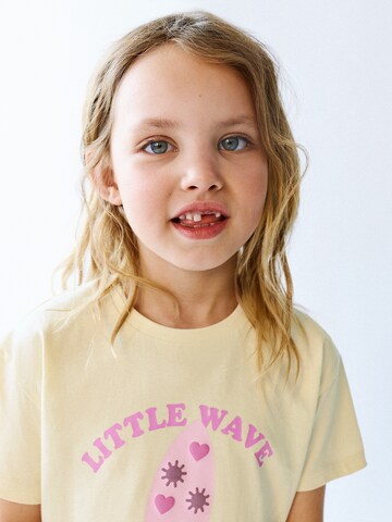 MANGO KIDSMajica 'LITTLE' - žuta boja