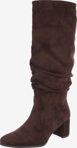 Ital-Design Stiefel in Braun: Vorderseite