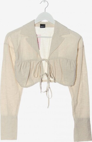 Gina Tricot Jacket & Coat in S in Beige: front