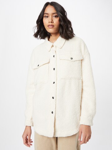 Urban Classics Between-Season Jacket in Beige: front