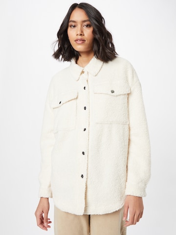 Urban Classics Between-Season Jacket in Beige: front