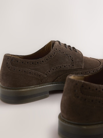 Next - Zapatos con cordón en marrón