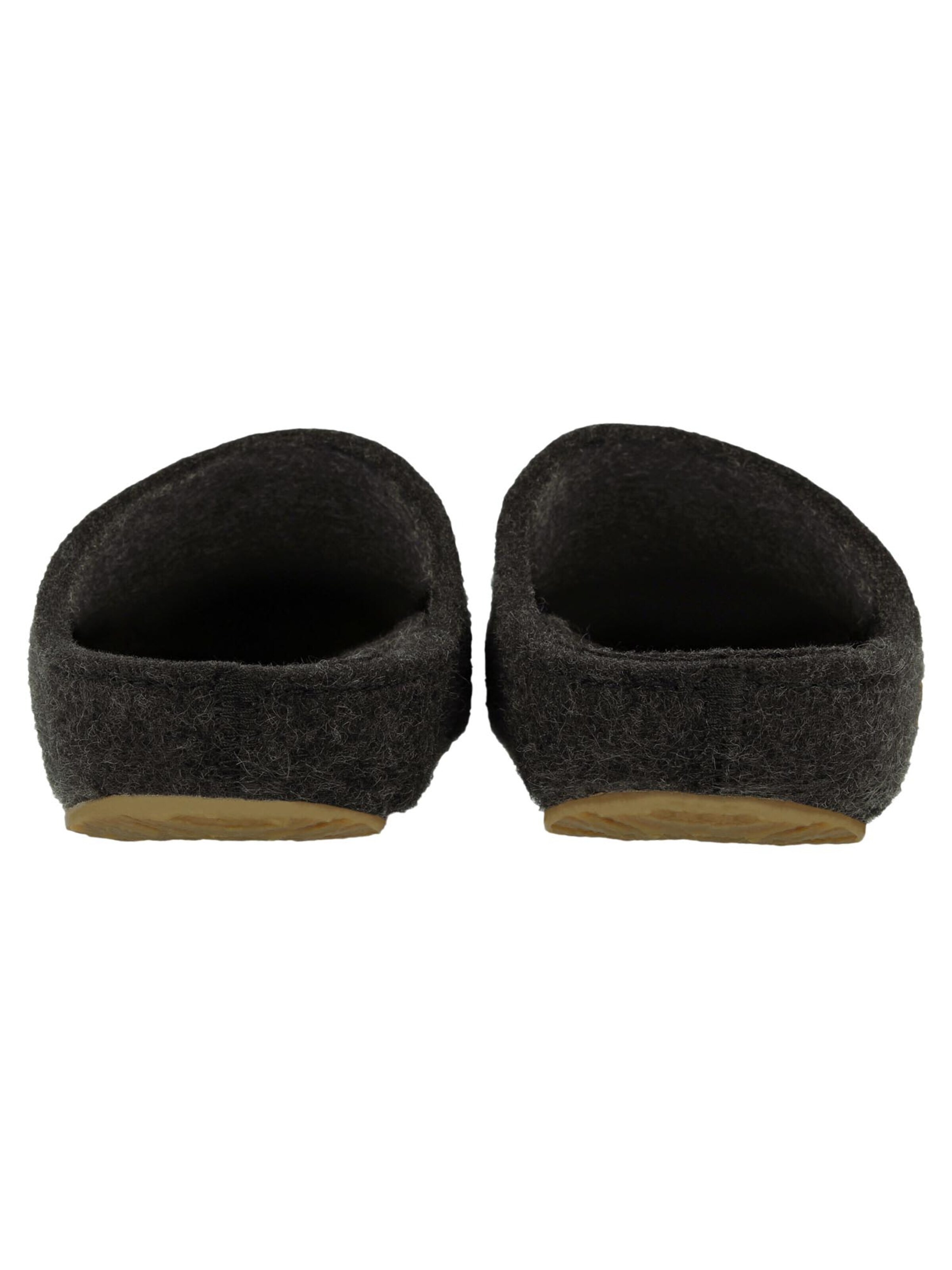 HAFLINGER Slippers 'Grizzly Michl' in Grey
