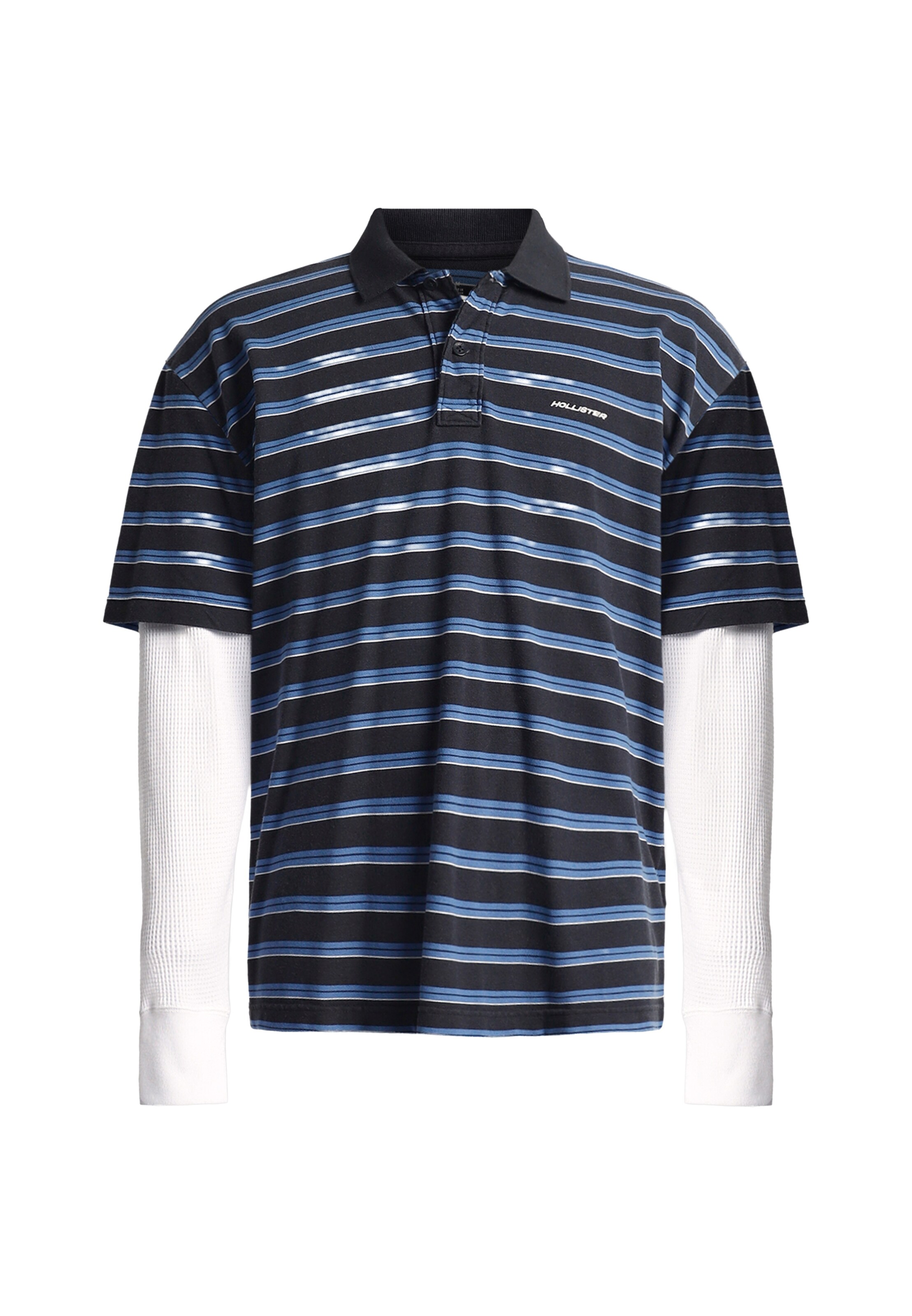 HOLLISTER Shirt in S in Navy / Black / White, Item view
